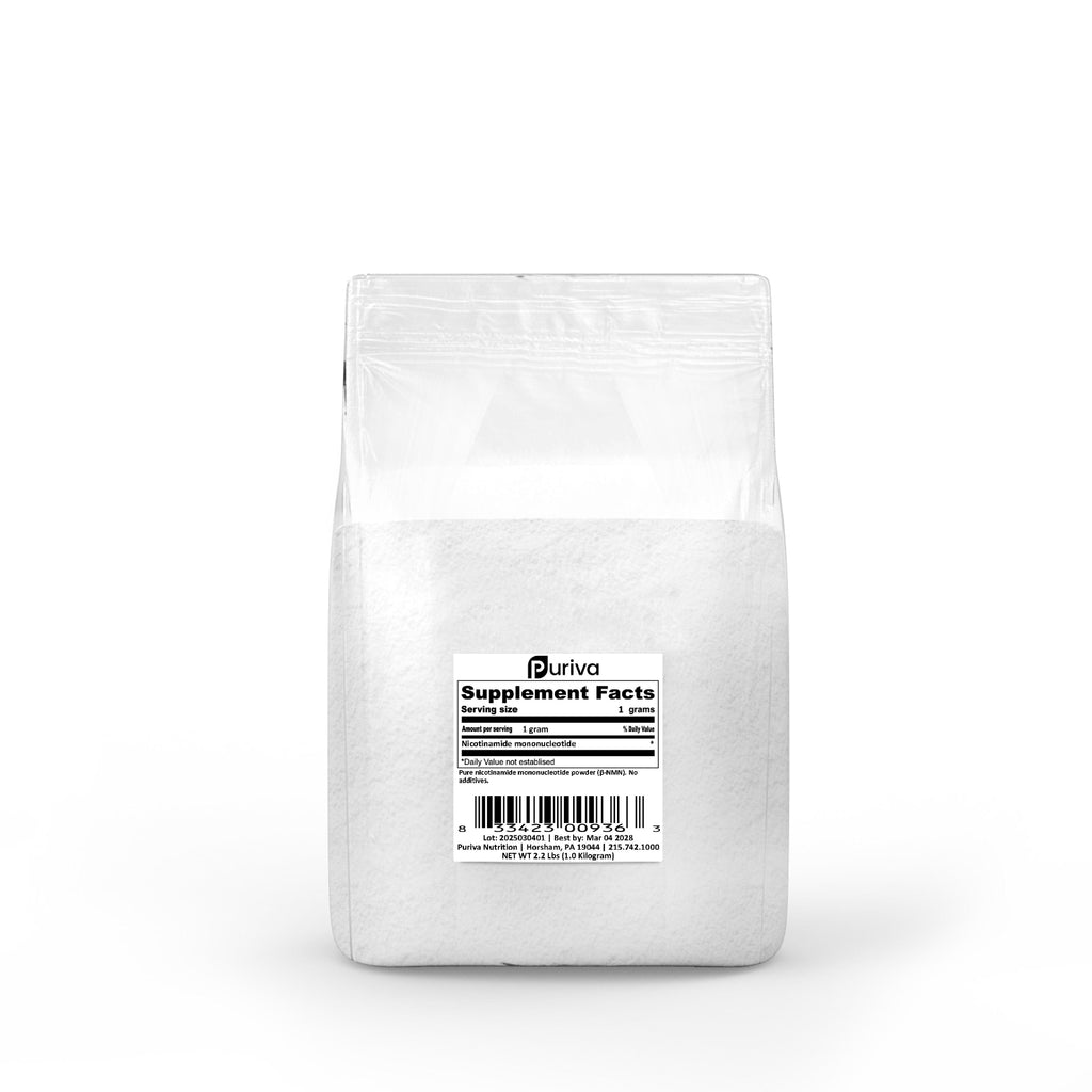 Pure NMN powder (Nicotinamide mononucleotide | β-NMN) NAD+ precursor, 1 Kg (2.2 pounds)