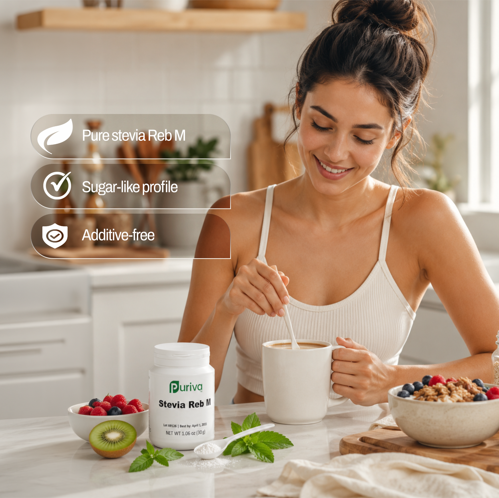 Stevia Reb M powder, 60 grams | 2,000 servings